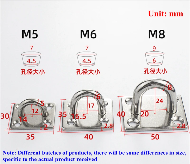 M5 M6 M8 304 acciaio inossidabile gancio a forma di U cavo metallico dispositivo di tensione ombreggiatura rete cerata installazione strumento fai