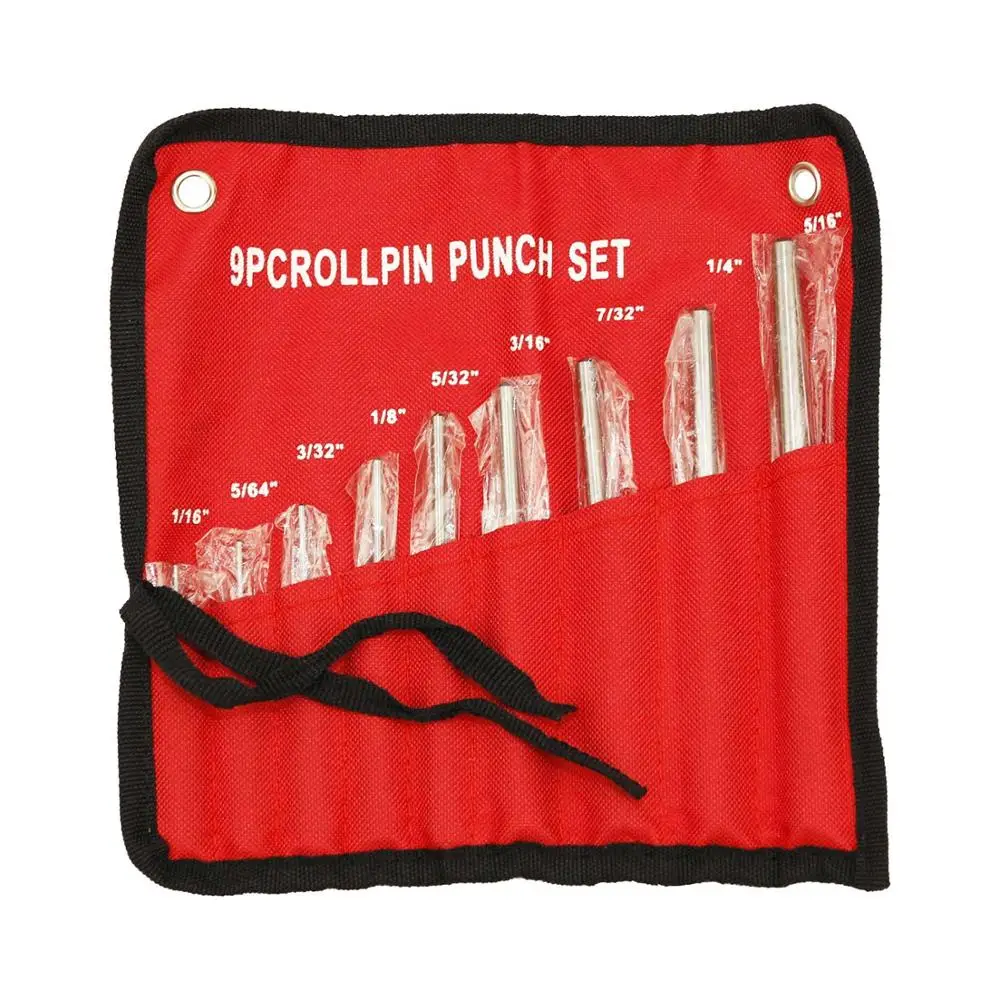 BESTNULE Roll Pin Punch Set, Made of Solid Material, Hollow End Starter Punch Tool for Gunsmiths, Jewelry and Watch Repair