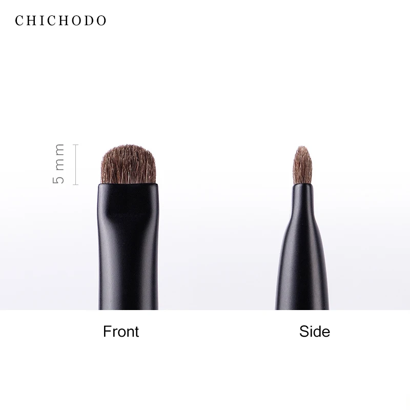 CHICHODO Makeup Brush-Ink Painting Series Top Animal Hair Brushes-Hourse Hair Eye Tail Make Up Brush-Cosmetic Beauty Tools-J305