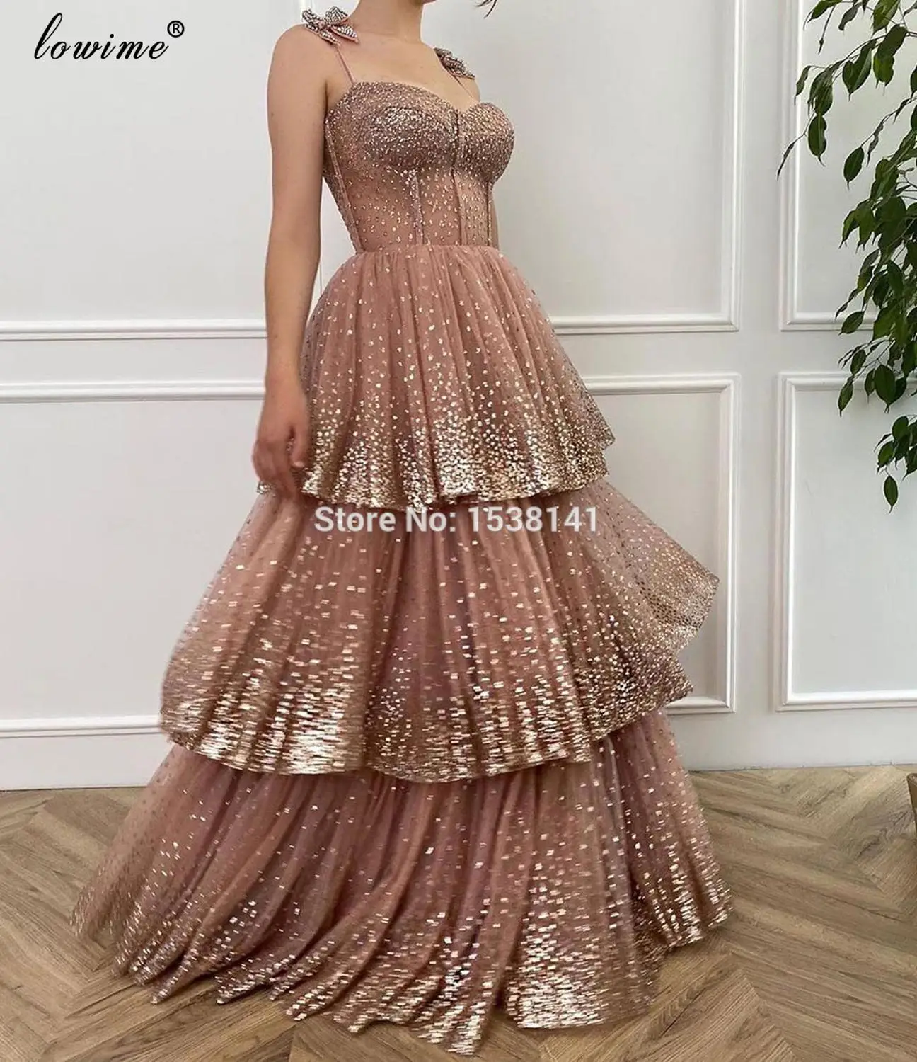 Elegante Brown Celebrity Kleider 2020 Glitter Spaghetti Tiered Rot Teppich Runaway Kleider Mädchen Pageant Kleider Täglichen Verschleiß