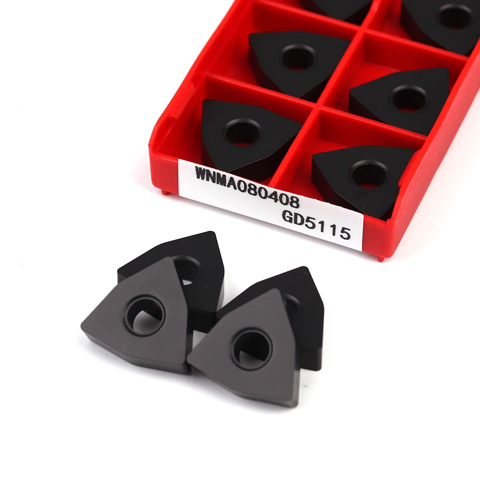 High quality WNMA080404 WNMA080408 WNMA080412 GD5115 CNC lathe turning tool metal cutting tool carbide insert, cast iron