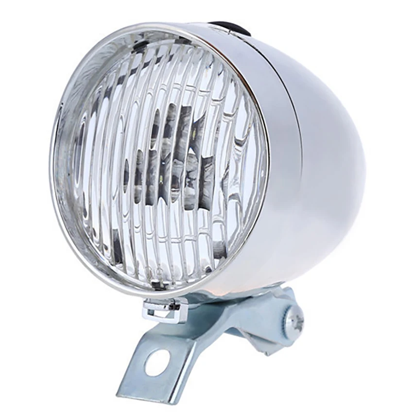 Luce di guida LED Vintage faro bici bicicletta Retro faro anteriore lampada luci bicicletta nero bianco luce di avvertimento notturna