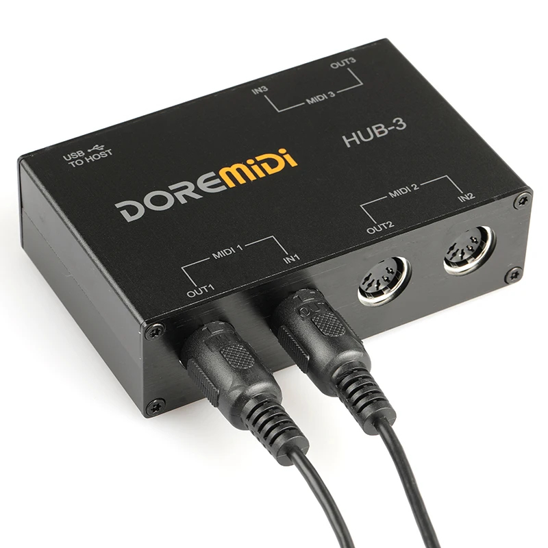 

DOREMiDi HUB-3 USB Power Converter MIDI 33 Interface Box Controller Adapter AU For Electric Guitar Pedals Loop Box Synthesizer