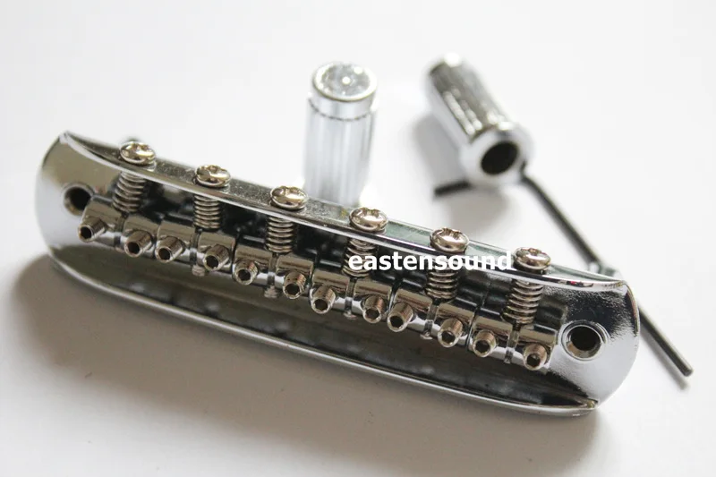 Jazzmaster Jaguar Mustang Style Chrome Guitar Bridge for Project NEW