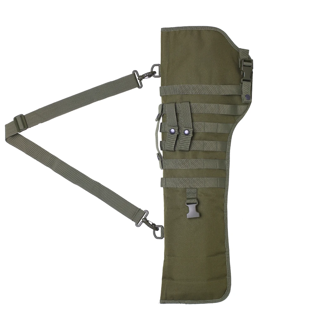 Tactical Pistol Scabbard Holster Molle Rifle Sling Case Bag for Tactical Shotgun Outdoor Hunting