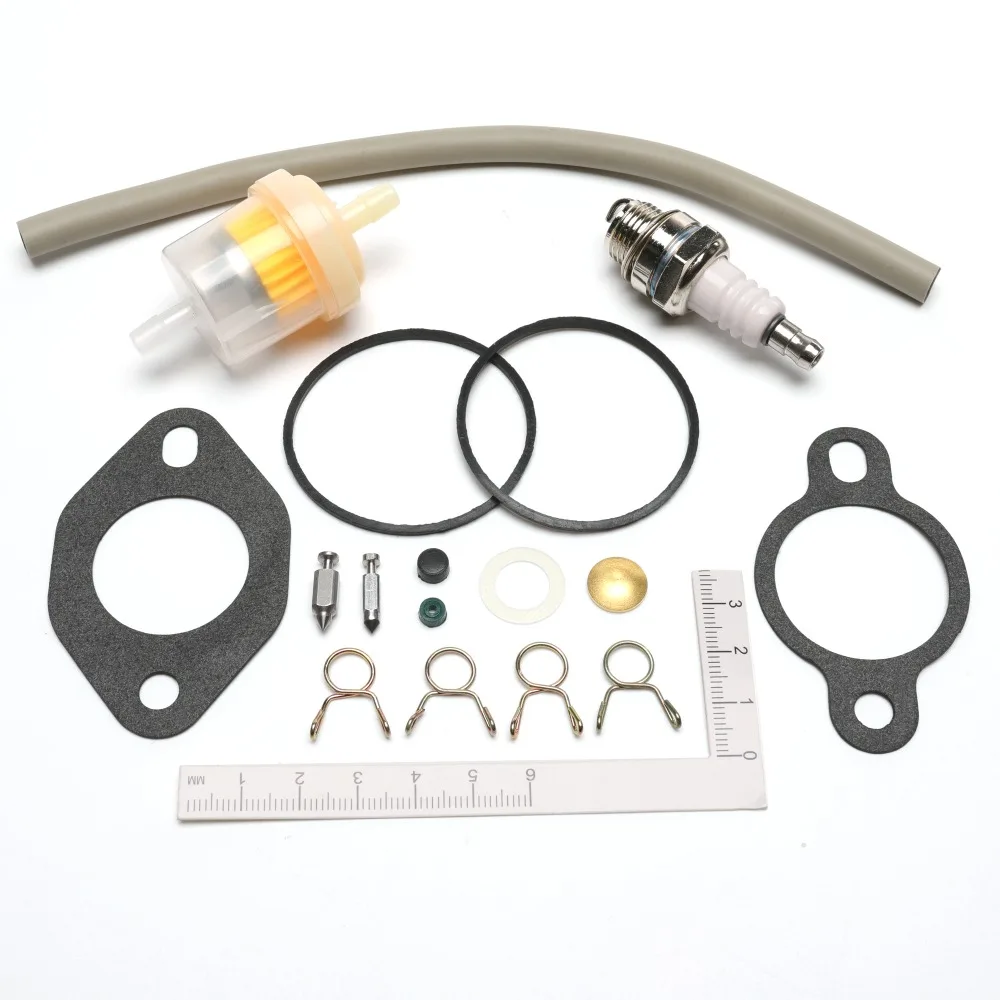 1275703-S Carburetor Repair Kit with Spark Plug for Kohler CH11-16 CV11-16 CV460 CV461 CV490 CV491 CV492 CV493 SV591 SV600