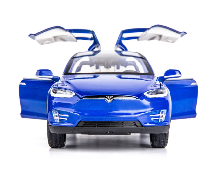 

New product alloy pull back Model X90 car model,1:24 6-door simulation sound and light design,free shipping