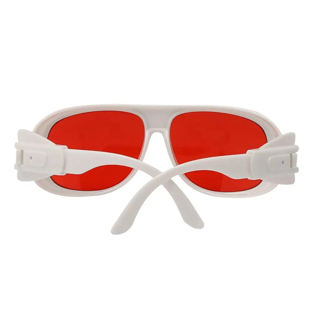 Genuine 190-450&445-532nm Wide spectrum continuous absorption laser protective glasses red lens