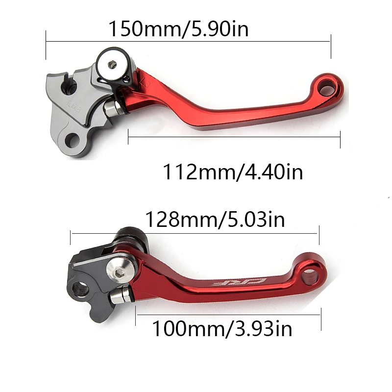 For HONDA CRF450R CRF 450R CRF450 R 2002-2022 2017 2016 Frosted Motorcycle Dirt Bike Pivot Brake Clutch Handle Lever Motorcoss