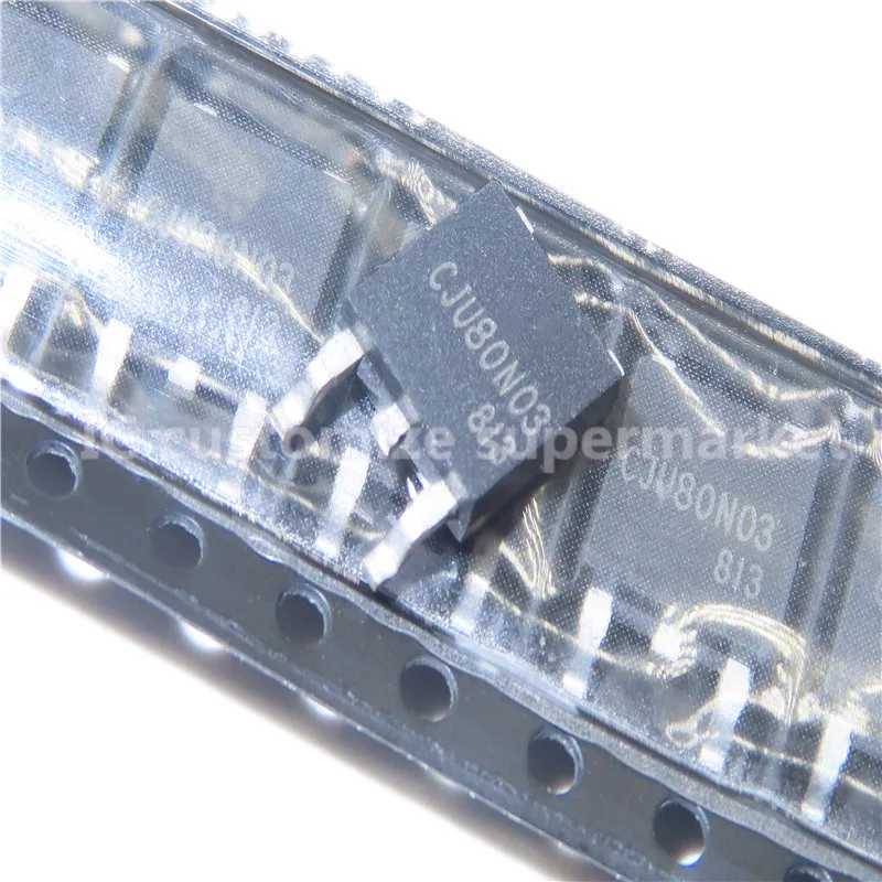 10PCS/LOT NWE CJU80N03  TO-252  30V 80A    SMD Transistor