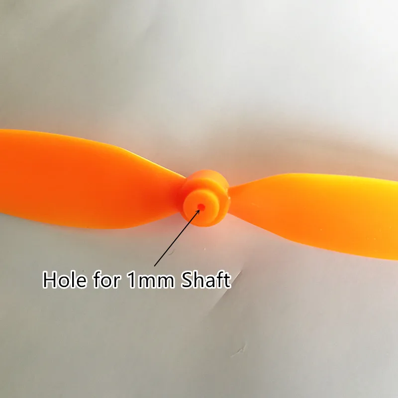 Free Shipping 7.5cm 75mm 1mm Blade Propeller Prop For 720 8520 Coreless Motor DIY Micro Quadcopter Airplane Spare Parts