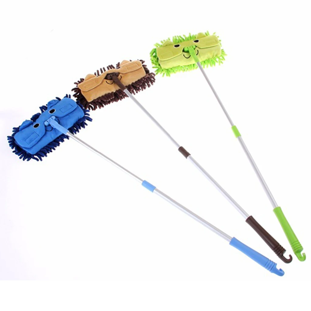 Mini Children Housekeeping Cleaning Tools,Pretend Play Kids Mop with Stretchable Handle Housekeeping Toys