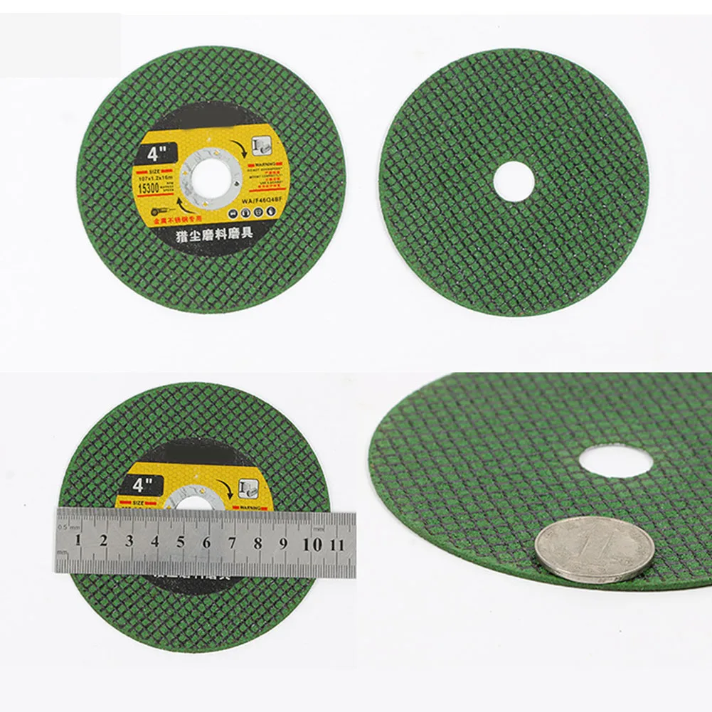 10Pcs 107Mm ตัดเจียรขัดล้อเรซินตัดสแตนเลสเครื่องบดมุมอุปกรณ์เสริม