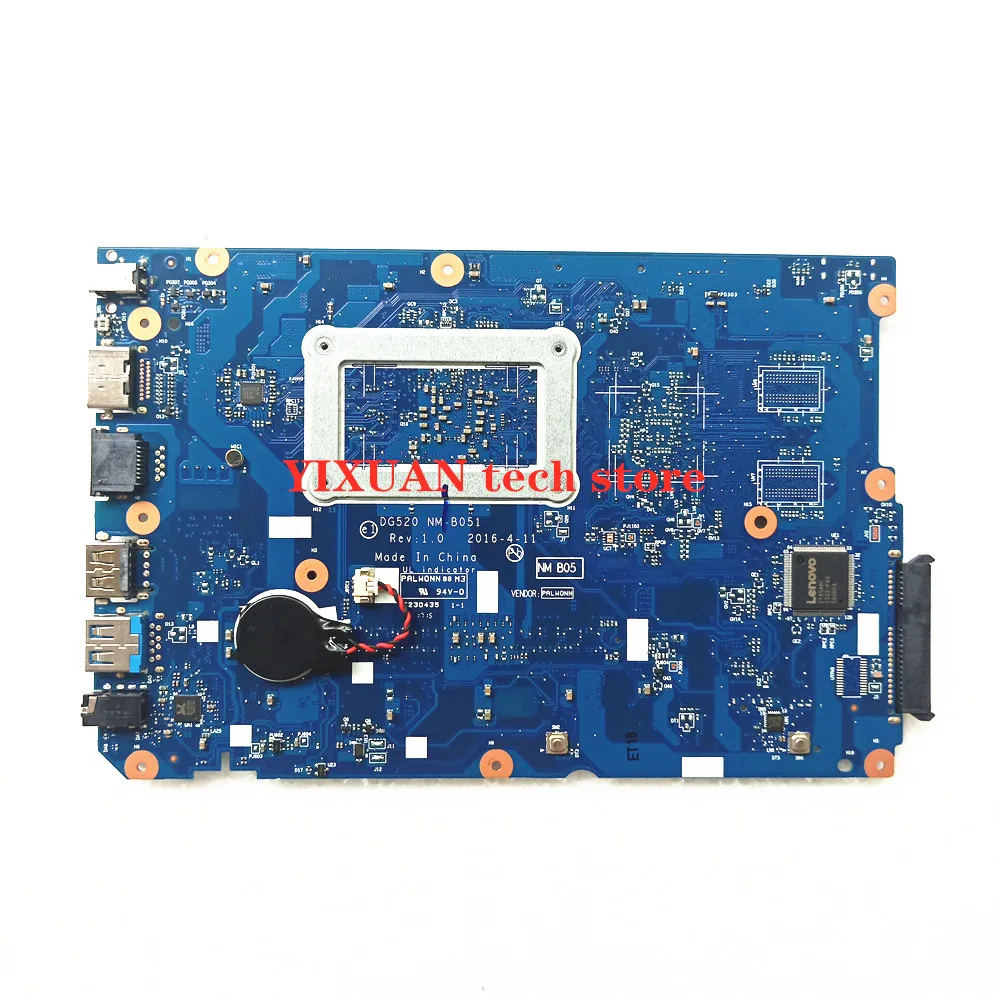 Para lenovo ideapad 110-15acl portátil placa-mãe A4-7210CPU dg520 NM-B051 placa-mãe ddr3 100% trabalho de teste