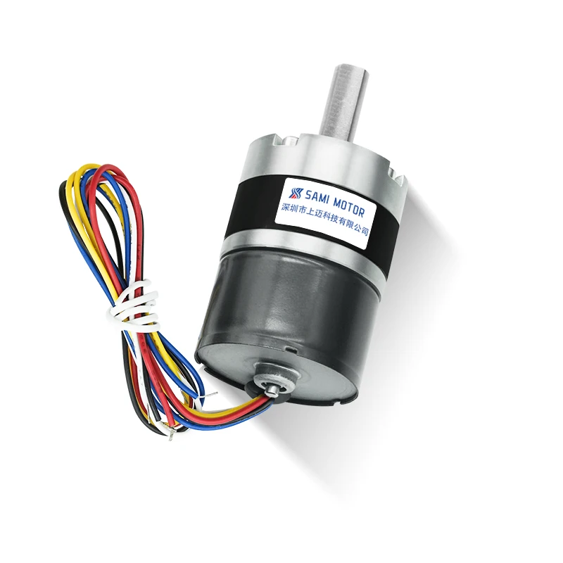 motor de engrenagem planetaria sem escova 36 mm 3525 dc motor de metal com freio baixo ruido pwm 24v 01