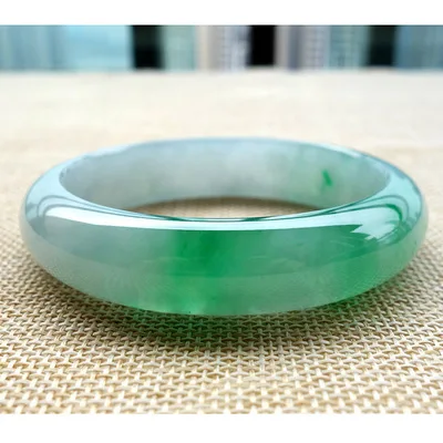 

Zheru Jewelry натуральный бирманский жадеит светильник-зеленый двухцветный браслет 54-64 мм элегантные ювелирные изделия принцессы для мамы для девушки