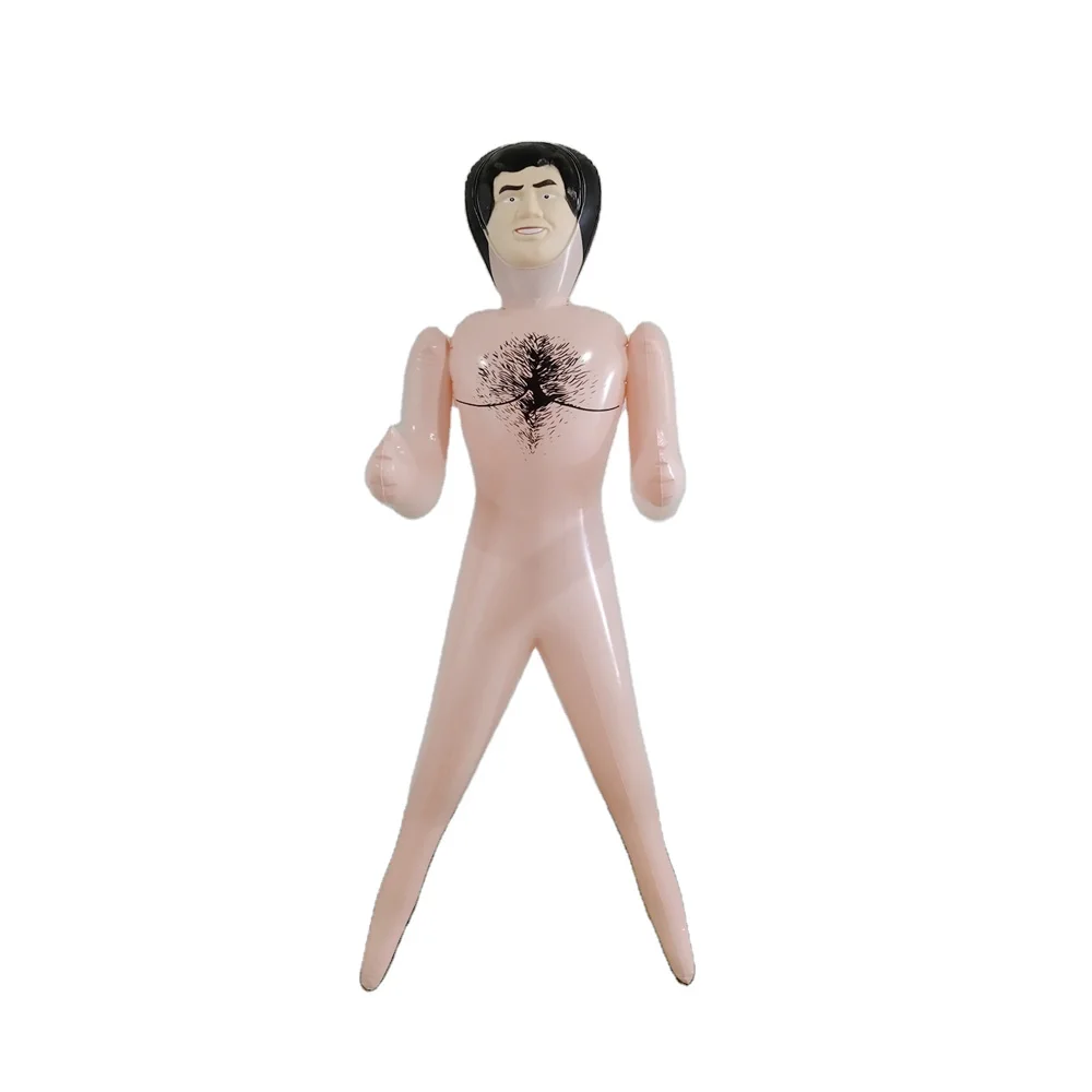 150cm Inflatable Doll Large Inflatable Model Party Gift Toy Decoration Silicone Photo Mannequin Stand Blow Up Male Doll