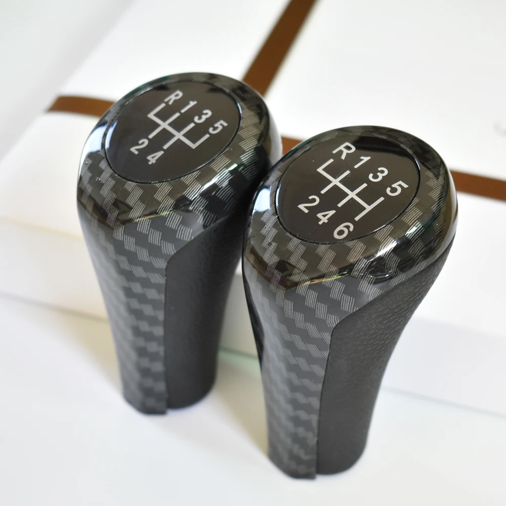 5 Speed 6 Gear Shift Knob Head Stick Shifter Lever For BMW 1 3 5 6 7 Series E90 E91 E92 E93 E30 E36 E46 F30 Z4 E85 E86 X5 E53 X6
