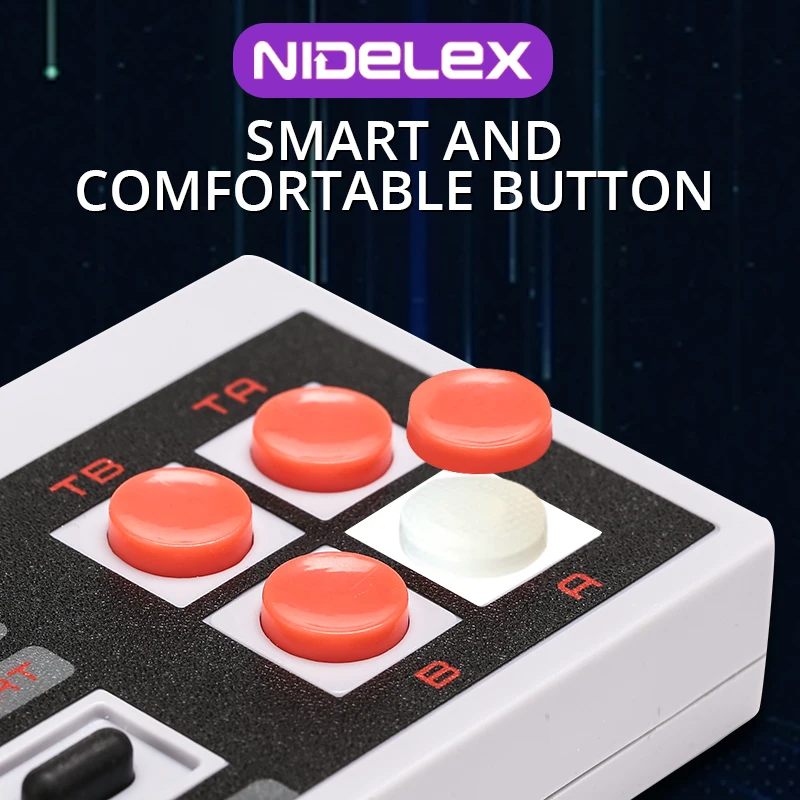 وحدة تحكم ألعاب فيديو عتيقة مع لوحة ألعاب مزدوجة ، وحدات تحكم في مخرج الفيديو ، مشغل ألعاب ، ألعاب كلاسيكية مدمجة ، FC ، N ، ES