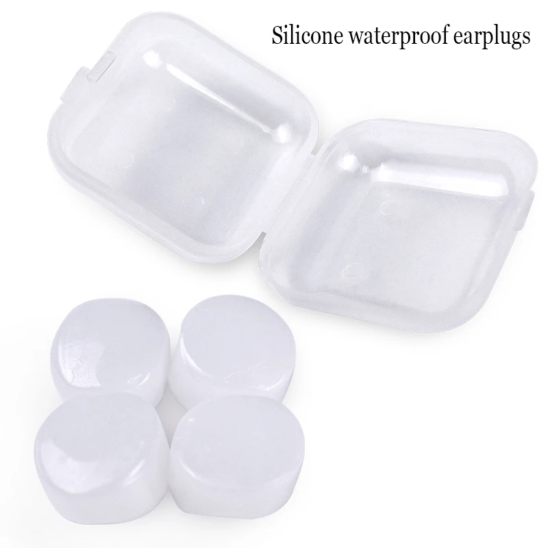 16/8Pcs Swimming Waterproof Earplugs Anti-Noise Noise Reduction Earplug Soft Silicone Ear Plugs for Travel Sleeping Study