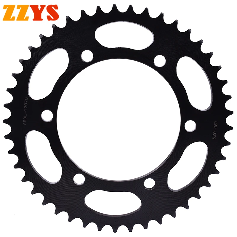 520 45T 45 Tooth Rear Sprocket Gear For Yamaha XT660 XT660R 5VK 04-15 XT660X Super Motard XTZ660 XTZ660Z Tenere ABS XT XTZ 660