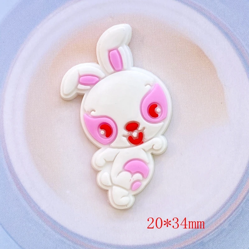 12pcs Lovely Cartoon animals with personality PVC Flexible Glue Flat Back DIY Scrapbook Embellishment Phone Craft Decoration F92