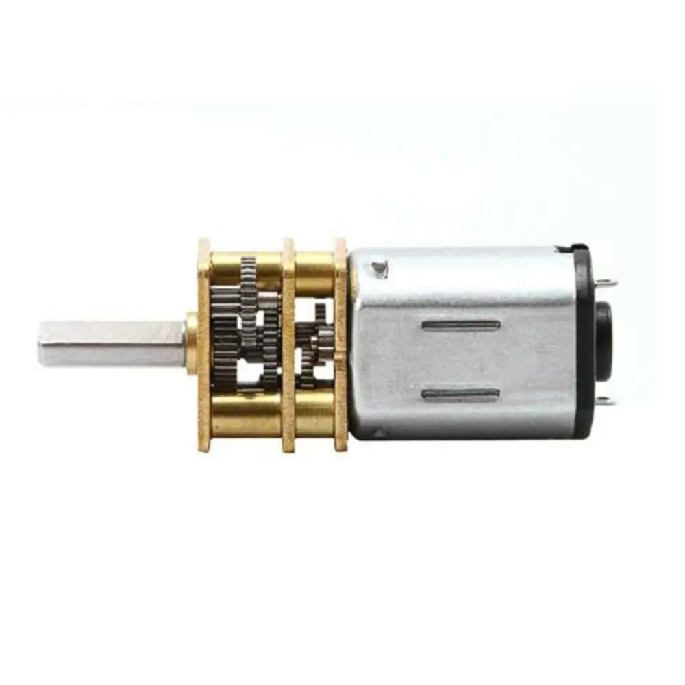 DC 3V/6V/12V 30RPM 50RPM 100RPM 200RPM 300RPM N20 Stainless Steel Gear Motor with Gearwheel DC Motors Micro Reduction Motor