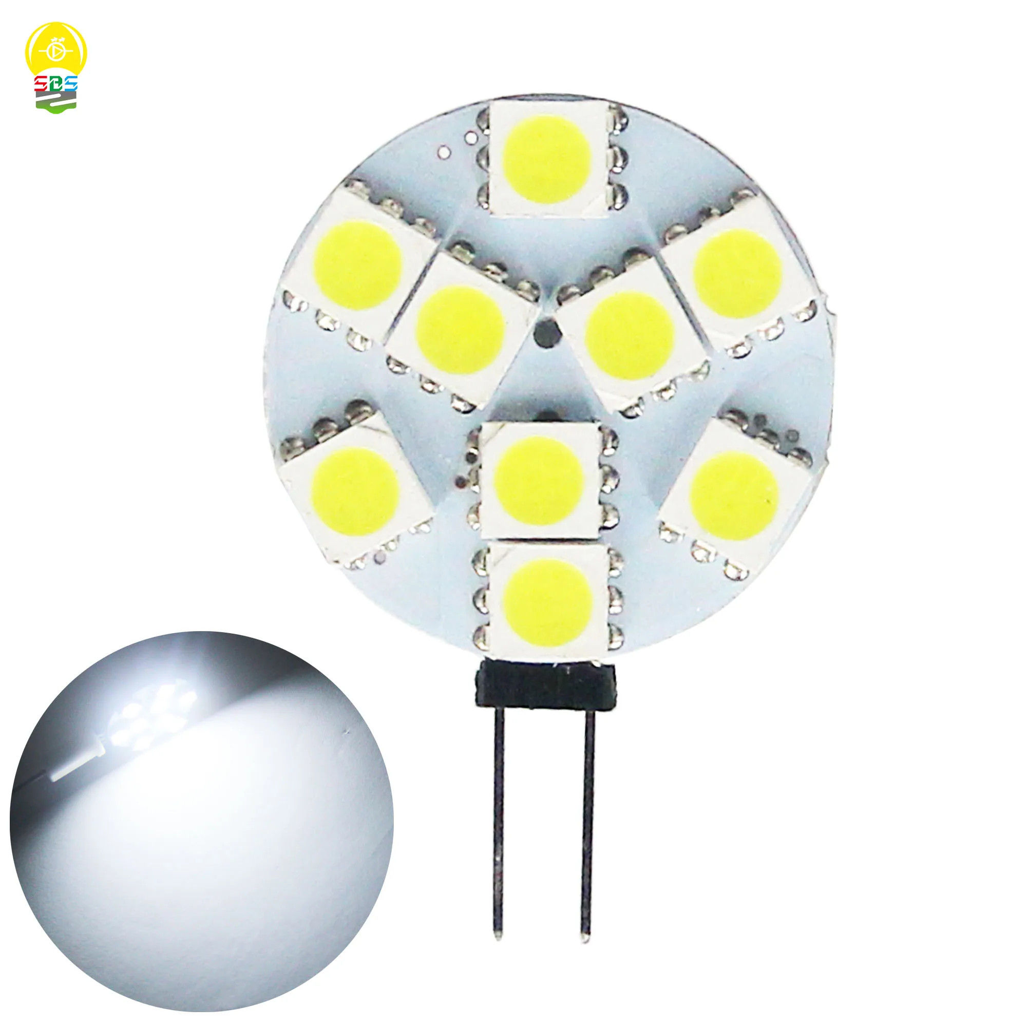 2 قطعة/الوحدة G4 LED لمبة 5 واط تيار مستمر 12 فولت المدخلات 9 قطعة 5050 SMD LED رقائق 1.8 واط G4 المقبس 9 المصابيح الدافئة الباردة الأبيض استبدال مصباح هالوجين ضوء