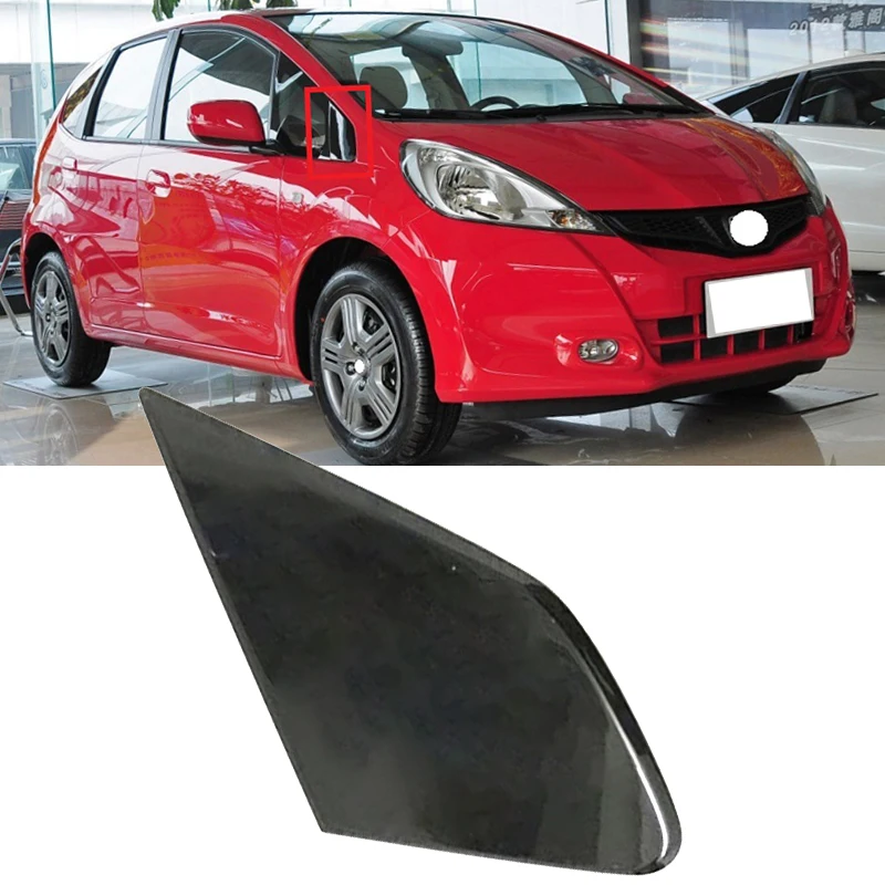 Yasong For Honda Fit 09-2014 Hatchback Front Window Glass Triangle Trim Plate Mirror Corner Triangle Window Garnish Cover Panel