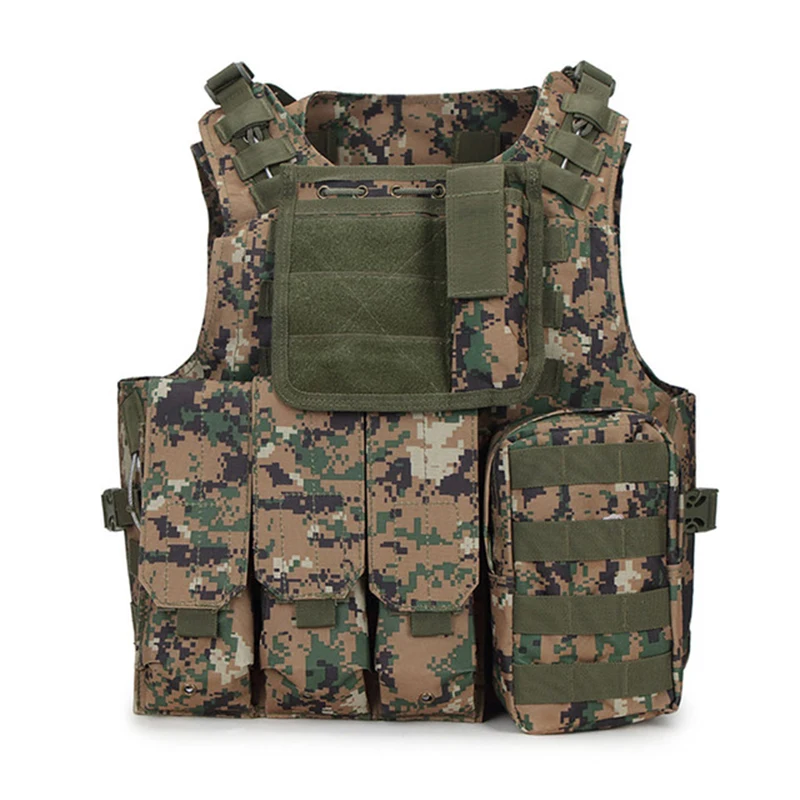 Tactical Amphibious Molle Plate Carry Vest Men Airsoft Paintball Shooting Body Armor Hunting Vest