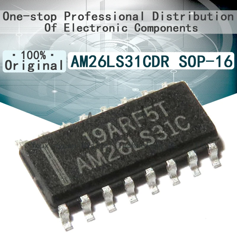 10ชิ้น/ใหม่ AM26LS31C AM26LS31CDR DS26LS31CM CMX SOP-16 4 Way Differential Line Driver IC ชิป SOIC-16