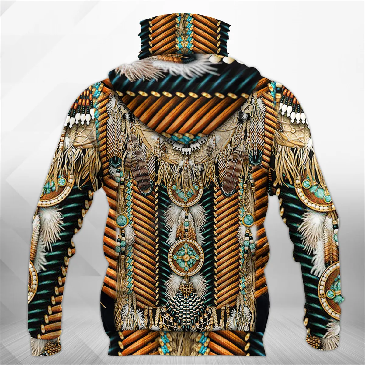 Totem Tattoo 3D Printed Hoodies Fashion Sweatshirt Women Men Casual Pullover Hoodie Mask Warm Cosplay Costumes 05