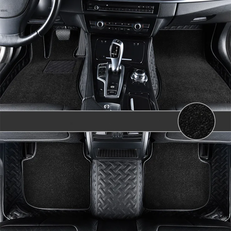 

Best quality rugs! Custom special car floor mats for Audi A6 Sedan C8 2023-2019 waterproof double layers carpets,Free shipping