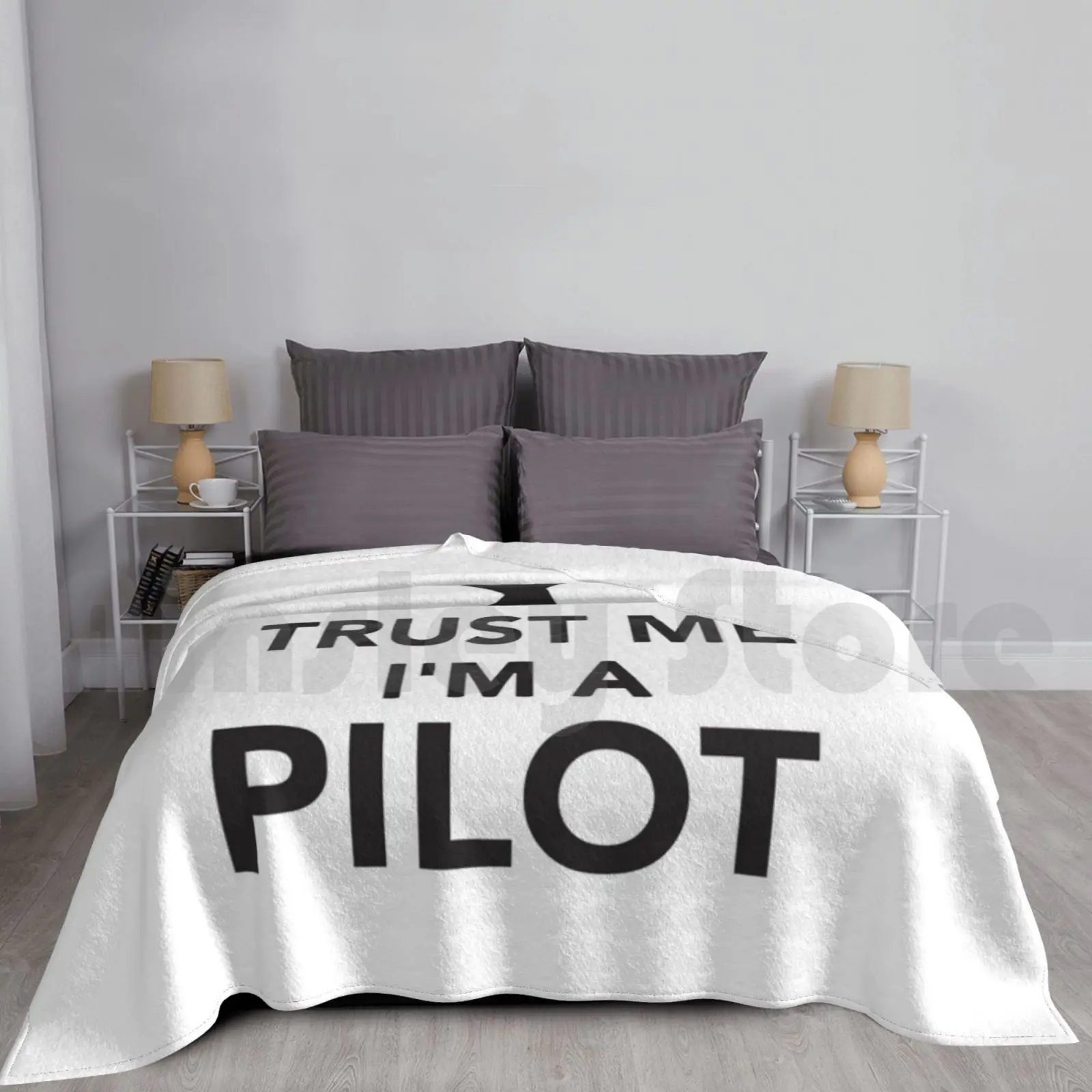 Trust Me Iam A Pilot Blanket For Sofa Bed Travel Trust Me Iam A Pilot Fliegen Flugzeug Pilot Flug Jet Luftfahrt