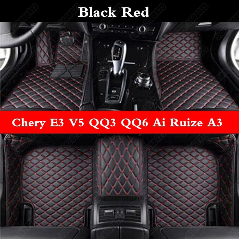 

All Weather Floor Mats for Cars Chery E3 V5 QQ3 QQ6 Ai Ruize A3 EQ1 Tiggo E5 A3 Tiggo X1 QQ A5 Custom Auto Carpet Foot Mat Rugs