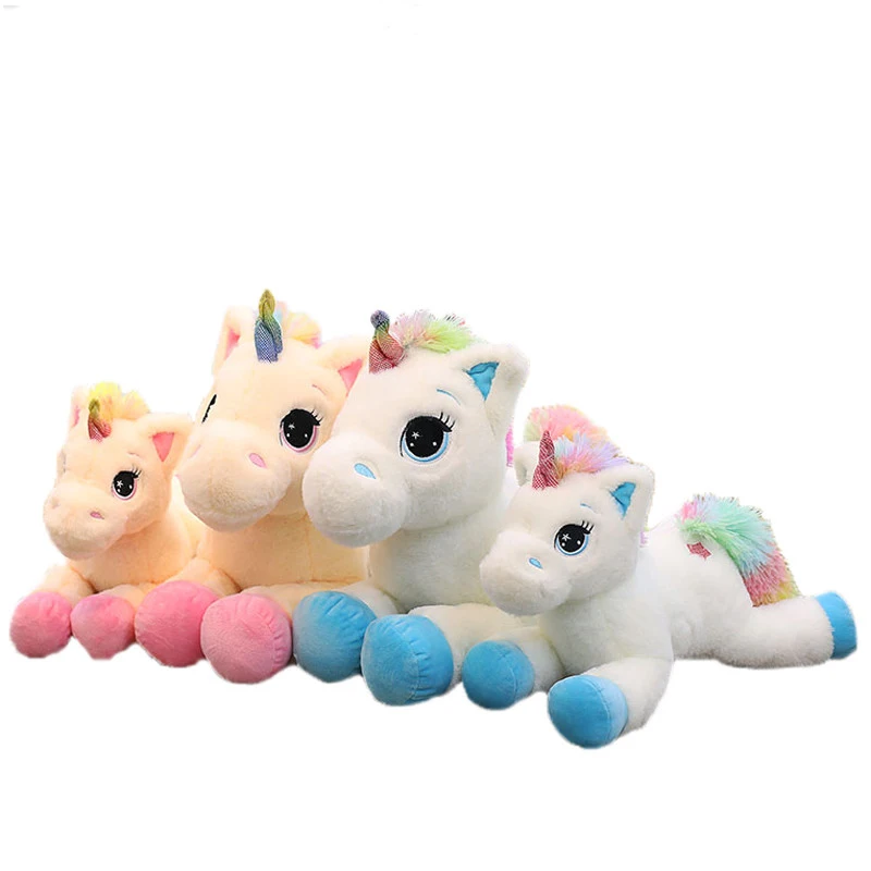

1 шт. 40 см/60 см/80 см Радужный Единорог плюшевые игрушки, детские игрушки, животные плюшевые игрушки, детские игрушки, подарки, домашний декор