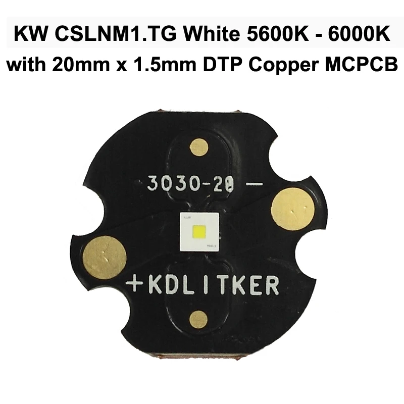 KW CSLNM1.TG White 5600K - 6000K LED Emitter (1 pc)