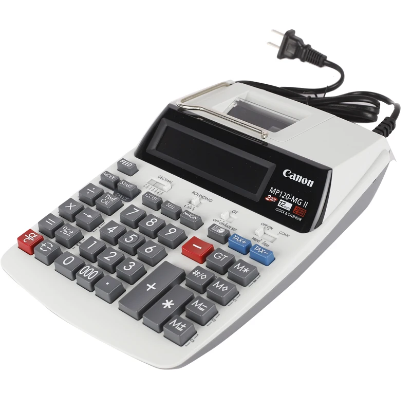 Printable Calculator Financial and Financial Printing Calculator Two-color Printer Type MP-120MG