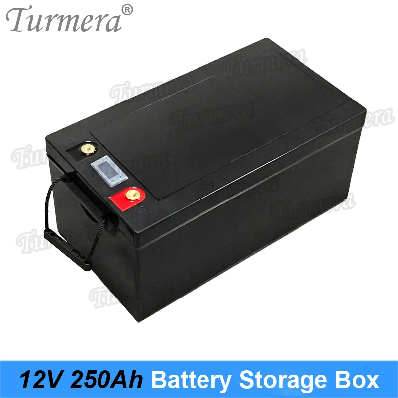 Turmera 12V 280Ah 310Ah 3.2V Lifepo4 Battery Storage Box  with LCD Indicator to Solar Power System or Uninterrupted Power Supply