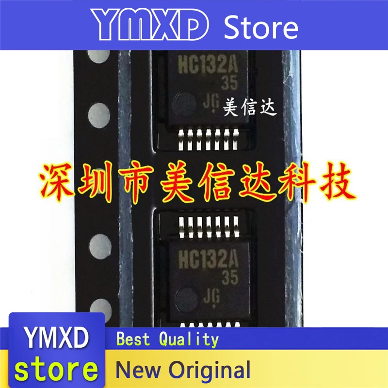 10 Cái/lốc Mới Ban Đầu SN74HC132ADB HC132A 74HC132A Logic Chip Dán Cường Lực SSOP14 Còn Hàng