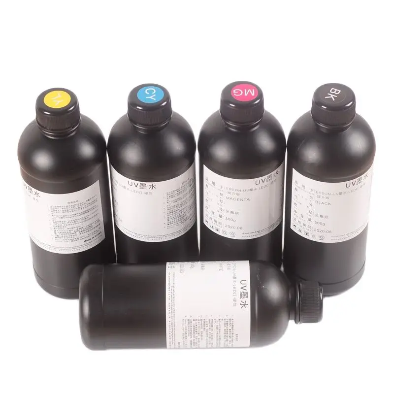 1 Bottle 250g UV Ink/for EPS LED lamp UV flatbed Printer/3D Cylindrical UV Printer For R1390 L1800 R1900 L800 R330 R2000 L805