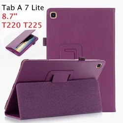 Stand Coque for Samsung Galaxy Tab A7 Lite 2021 8.7 T220 T225 Case Magnetic Smart PU Funda for Samsung A7 Lite 8.7 T220 Cover