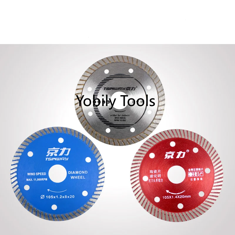 106mm super thin Ceramics, slate cutting diamond saw blades for Wandeli QX tile cutting machine