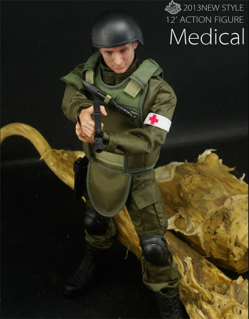 1/6 Medical Guard Soldier NB04A Figure Set Body Head Clothes 12 "Action Military