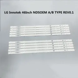 10-30-50pcs/lot LED backlight Strip 6LED KLV-46R452A KLV-46R485A for LG Innotek 46Inch NDSOEM A/B TYPE REV0.1