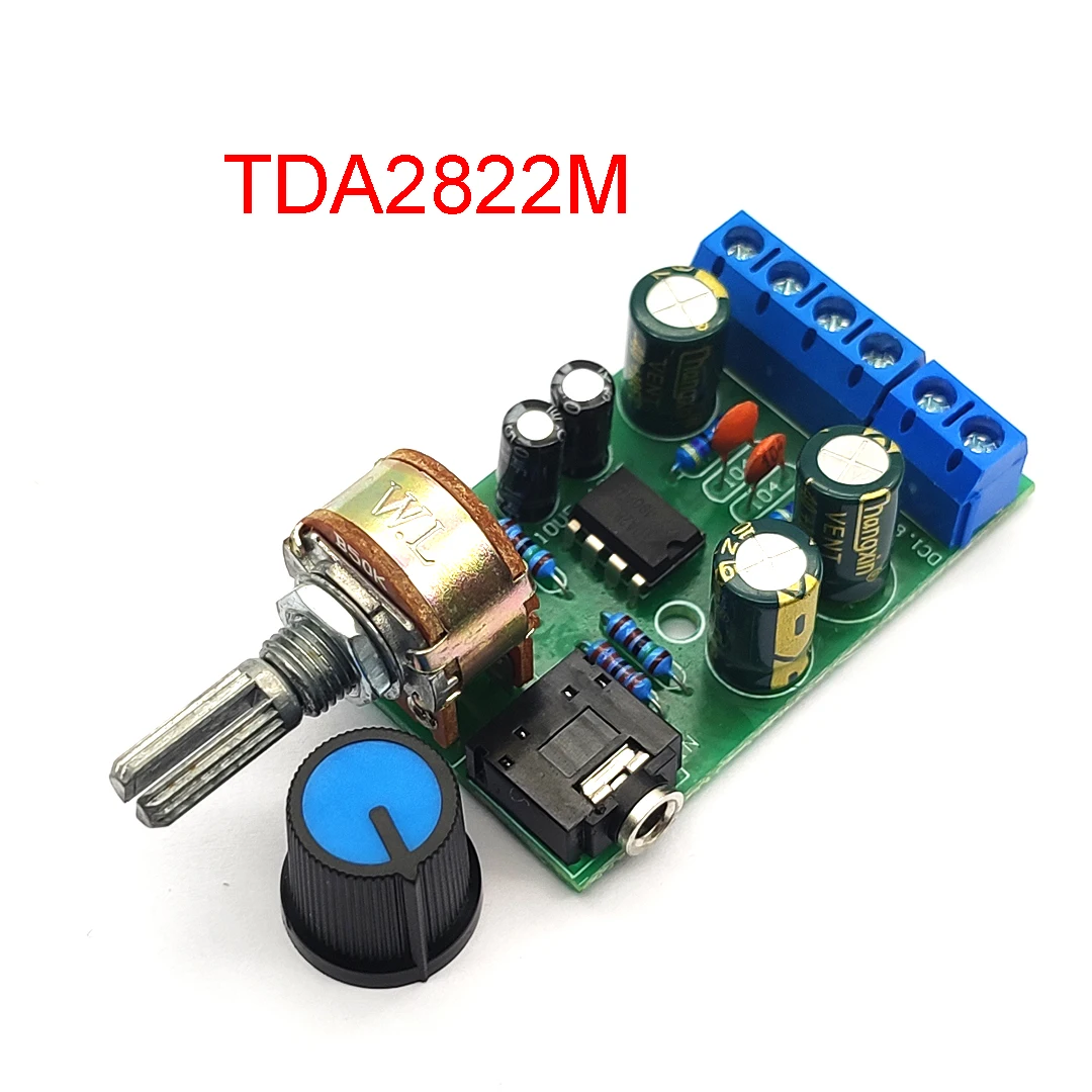 TDA2822M Power Amplifier Board 2.0 BBual Channel 2*1.5W Stereo mini Power Amplifier Module DC12V