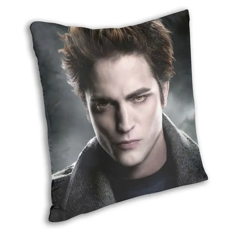 The Twilight Saga Cushion Cover 45x45 Decoration 3D Print Edward Cullen Throw Pillow Case for Car Double Side