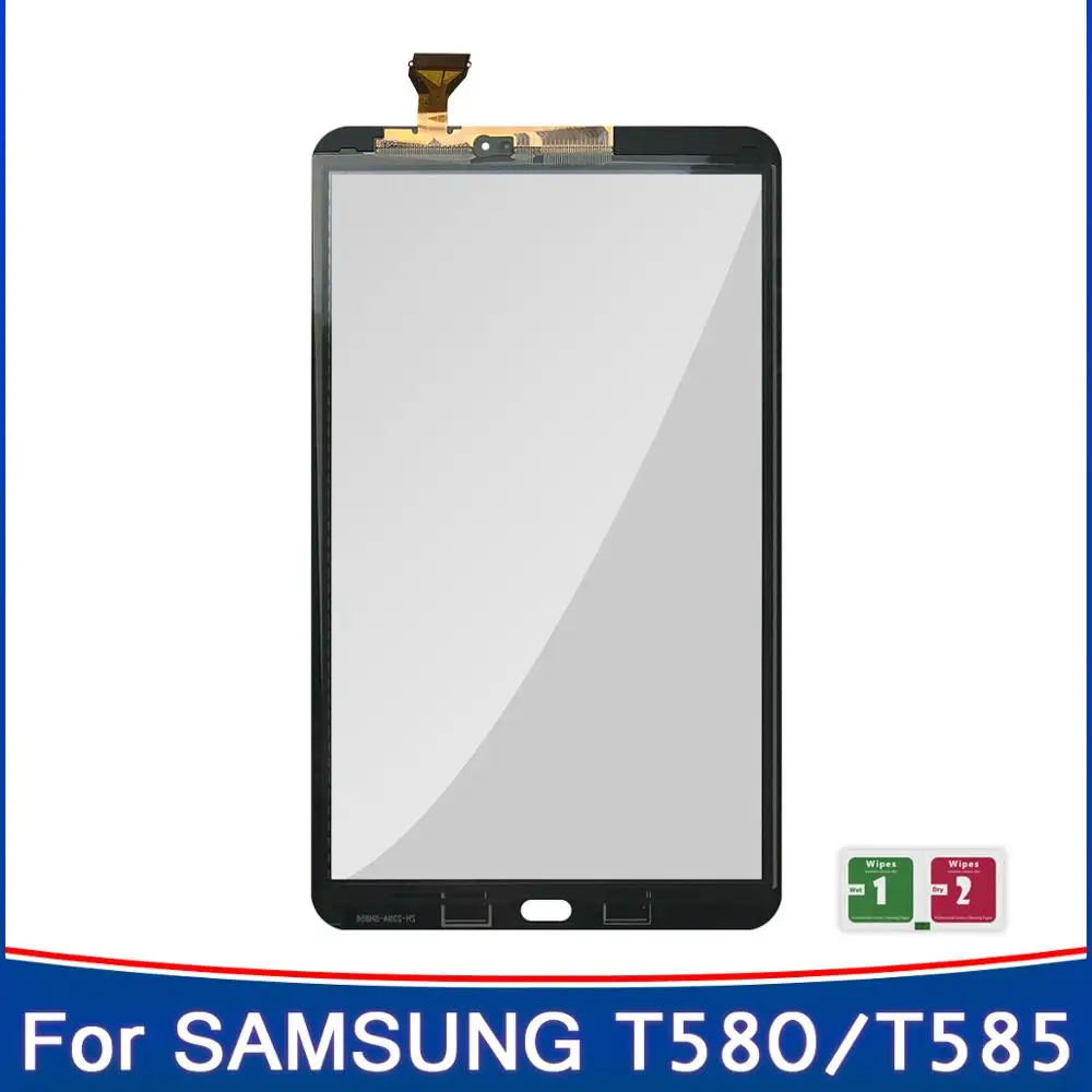 New 10.1'' inch For Samsung Galaxy Tab A 10.1 T580 T585 SM-T580 SM-T585 Touch Screen Digitizer Sensor Glass Panel Tablet Replace