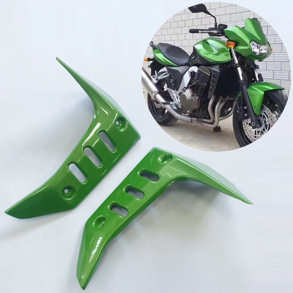 

green For Kawasaki Z750 2004 2005 2006 Radiator Panel Fairing Kit