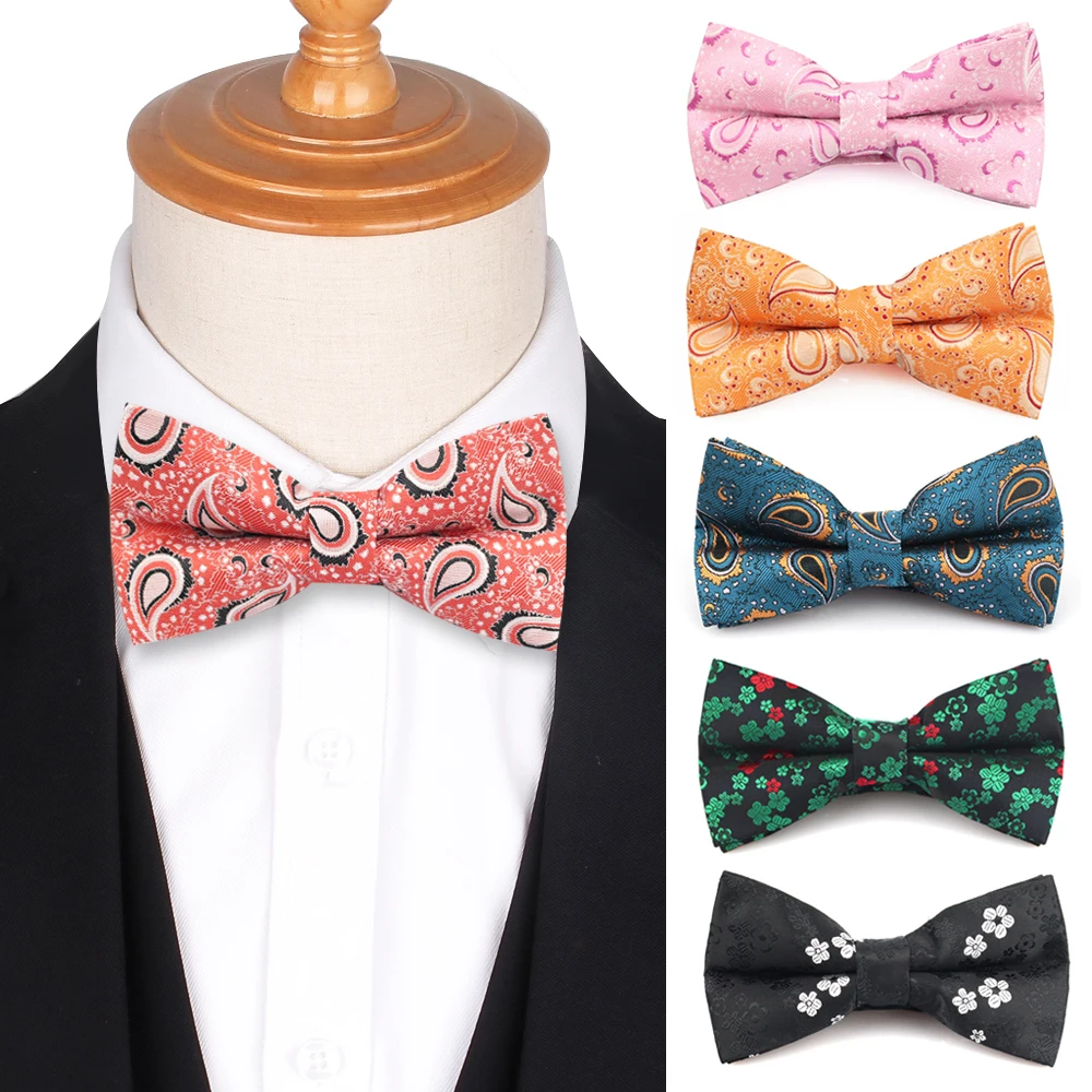 

New Paisley Bow Tie For Men Women Classic Suits Floral Bowtie For Party Wedding Mens Bowties Cravats Boys Bow Ties Neck Wear